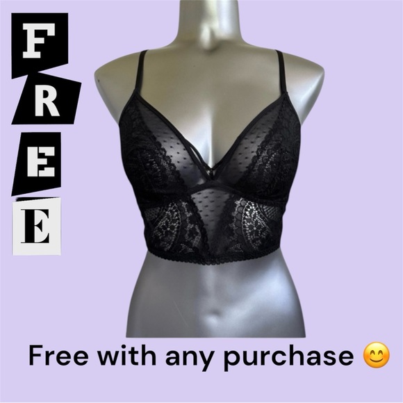 American Eagle Outfitters Tops - FREE 🆕Women’s Aerie Lightweight Semi Sheer Bralette